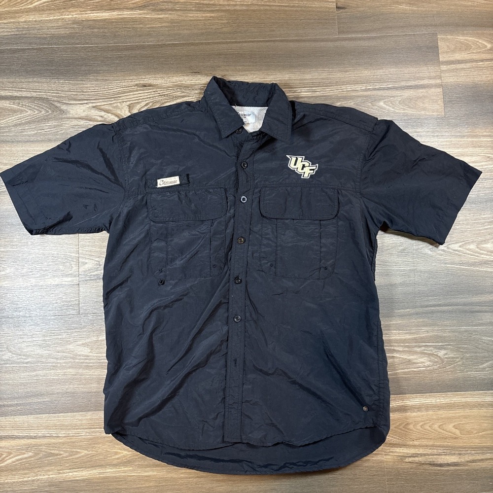 Chiliwear Men's Short Sleeve UCF Knights Fishing  Shirt Size S